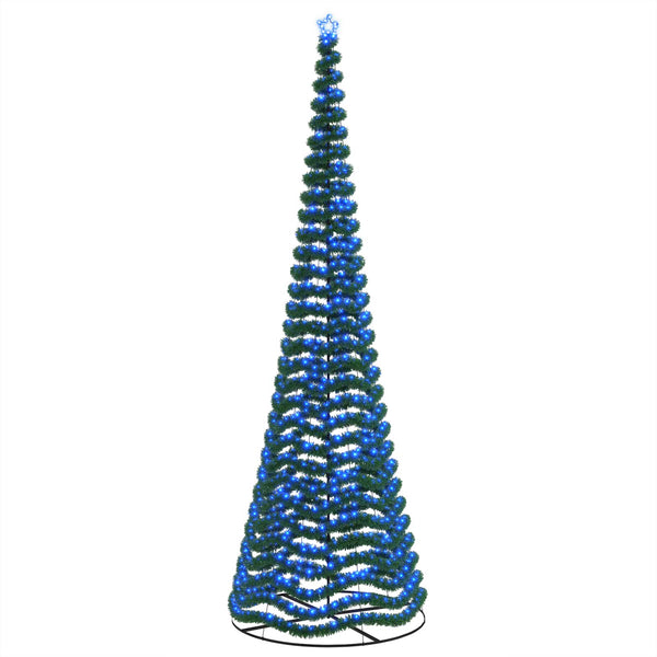 LED-koristekuusi jalustalla EKENAS 500 cm 868 LEDiä Sininen