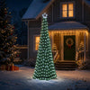 Kimalteleva LED-joulukuusi maapiikillä EKENAS 250 cm 370 LEDiä