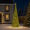 Kimalteleva LED-joulukuusi maapiikillä EKENAS 500 cm 868 LEDiä