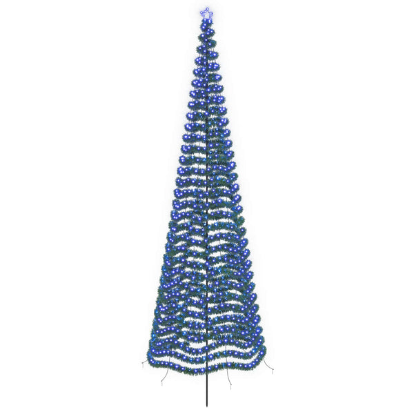 Kimalteleva LED-joulukuusi maapiikillä EKENAS 500 cm 868 LEDiä