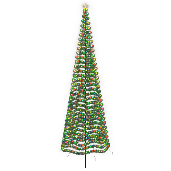 Kimalteleva LED-joulukuusi maapiikillä EKENAS 500 cm 868 LEDiä