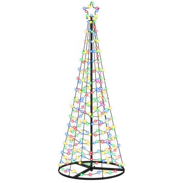 LED-spiraalijoulukuusi jalustalla EKENAS 180 cm 220 LEDiä