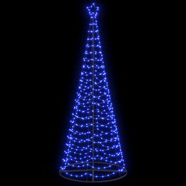 LED-spiraalijoulukuusi jalustalla EKENAS 250 cm 370 LEDiä