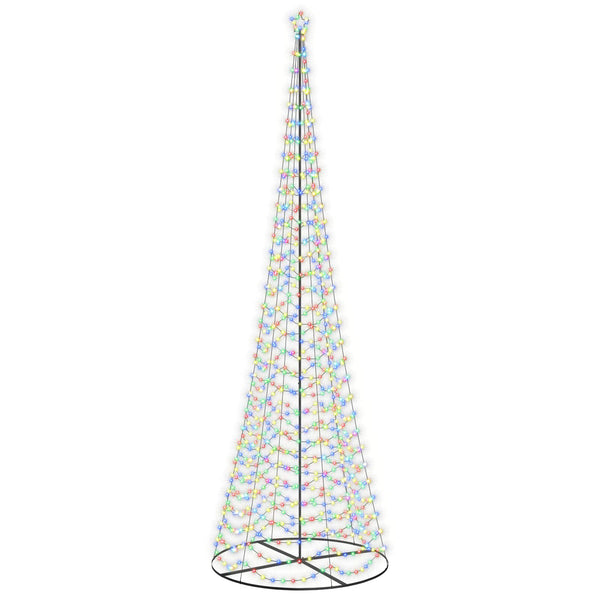 LED-spiraalijoulukuusi jalustalla EKENAS 500 cm 868 LEDiä