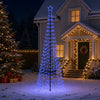 Spiraalinmuotoinen led-joulukuusi maapiikillä EKENAS 250 cm
