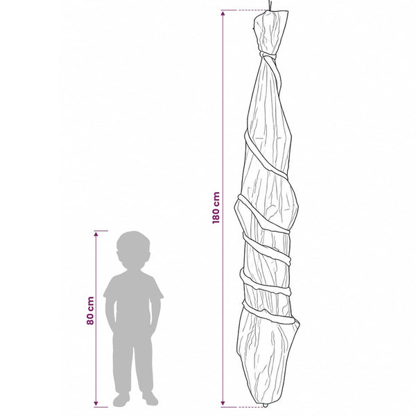 Roikkuva kookoniruumis SPOOKA Vihreä 180 cm