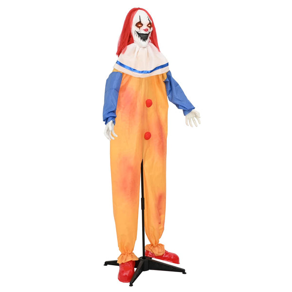 Pelottava Halloween-klovni SPOOKA Keltainen ja Sininen