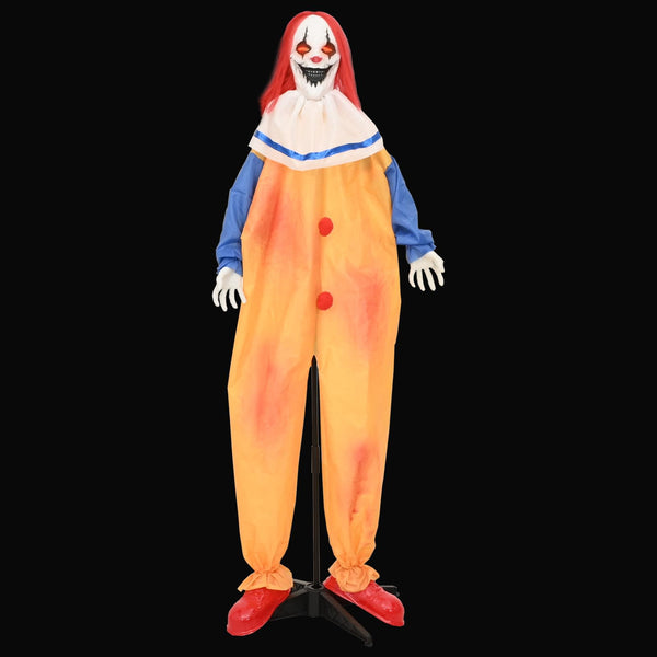 Pelottava Halloween-klovni SPOOKA Keltainen ja Sininen