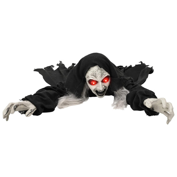 Halloween Ryömivä Zombi SPOOKA Musta 41 x 130 x 24 cm