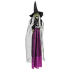 Riippuva Halloween-noita SPOOKA Violetti 30 x 133 cm