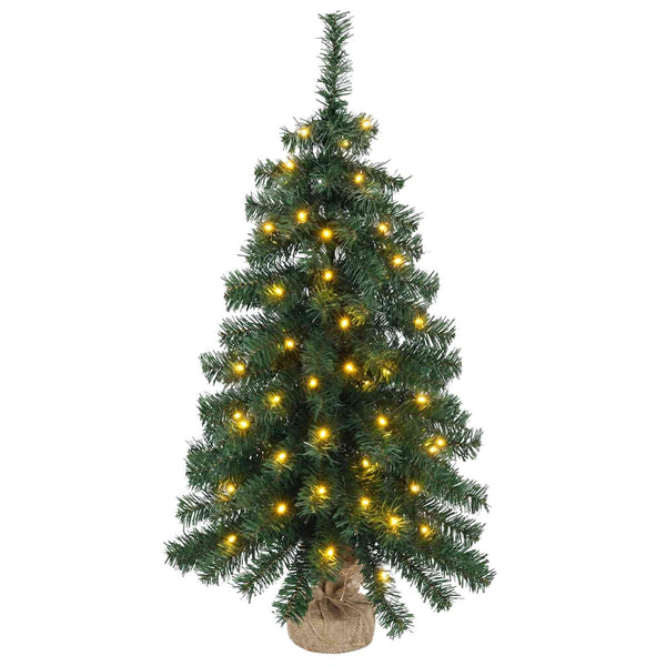 Mini-joulukuusisetti 60 cm 125 LEDiä Lämpimän Valkoinen