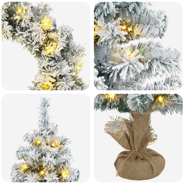 Mini joulukuusi 60 cm 100 LEDiä Lämpimän Valkoinen