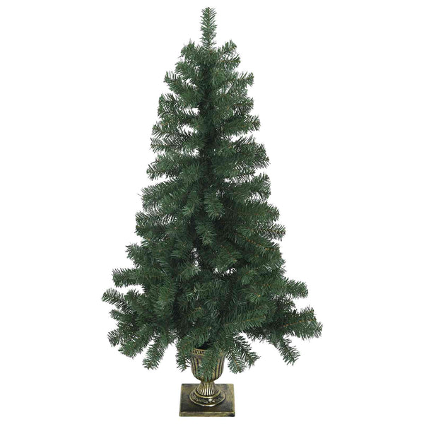 Mini-joulukuusisetti 120 cm Polyvinyylikloridi Vihreä