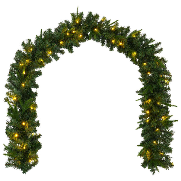 Mini-joulukuusisetti 120 cm 275 LEDiä Lämpimän Valkoinen