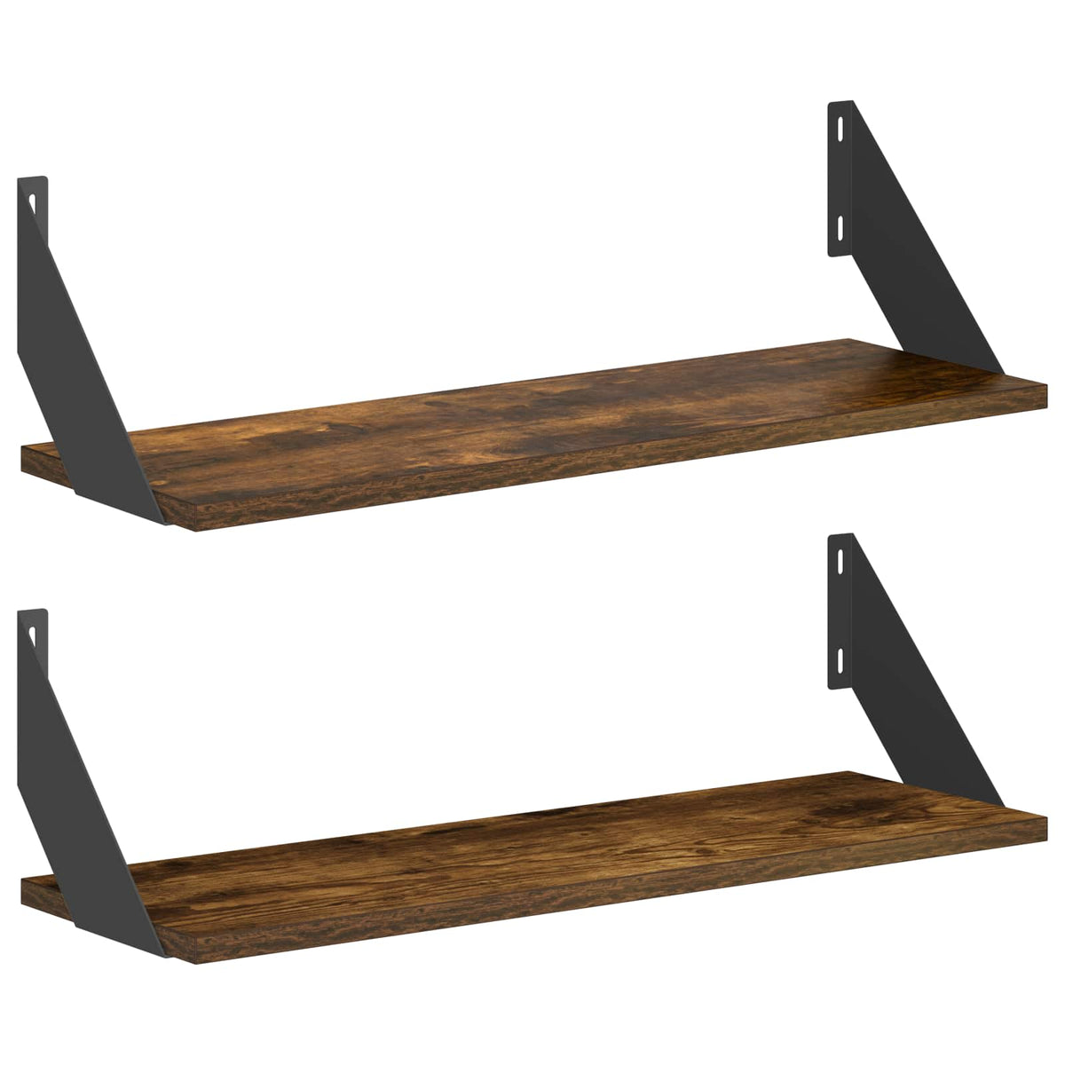 Seinähyllyt 2 kpl Savutammi 60 x 20 x 17 cm