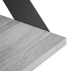 Seinähyllyt 2 kpl Harmaa Sonoma 60 x 20 x 17 cm