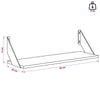 Seinähyllyt 2 kpl Harmaa Sonoma 60 x 20 x 17 cm