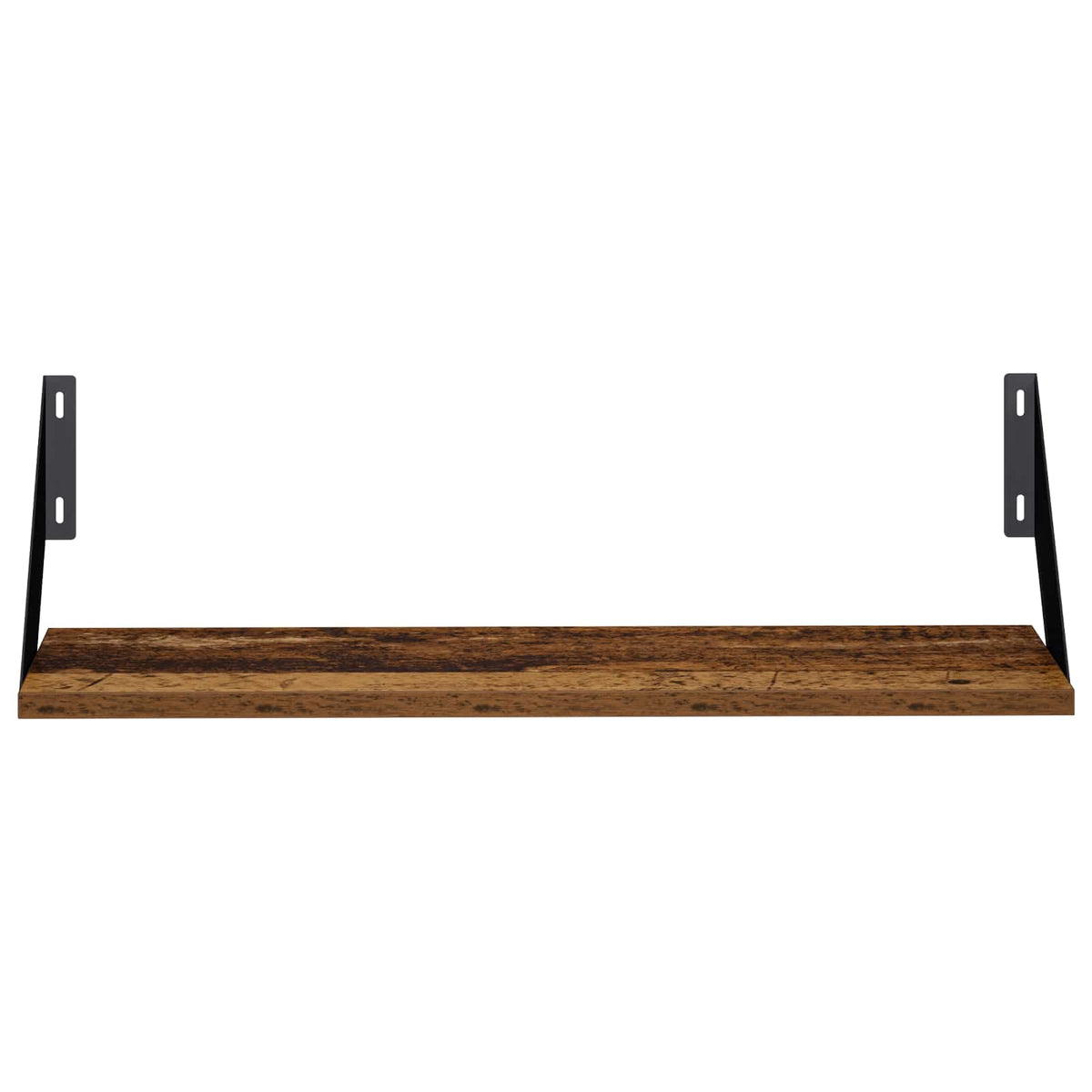 Seinähyllyt 2 kpl Vanha puu 60 x 20 x 17 cm