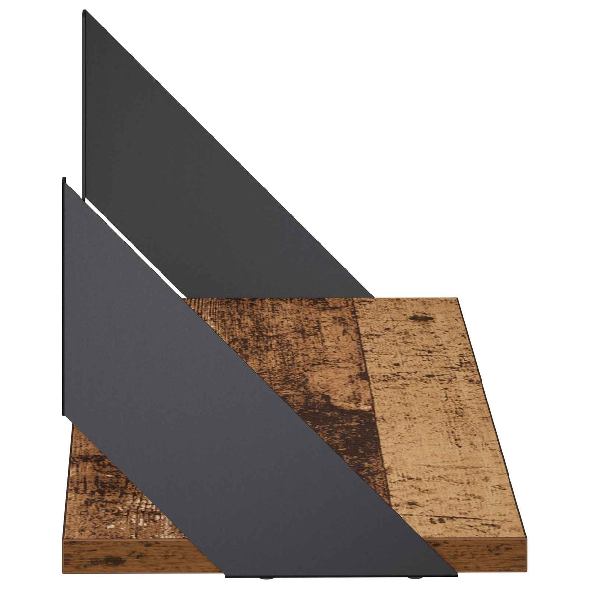 Seinähyllyt 4 kpl Vanha puu 60 x 20 x 17 cm
