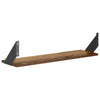 Seinähyllyt 2 kpl Vanha puu 70 x 20 x 17 cm