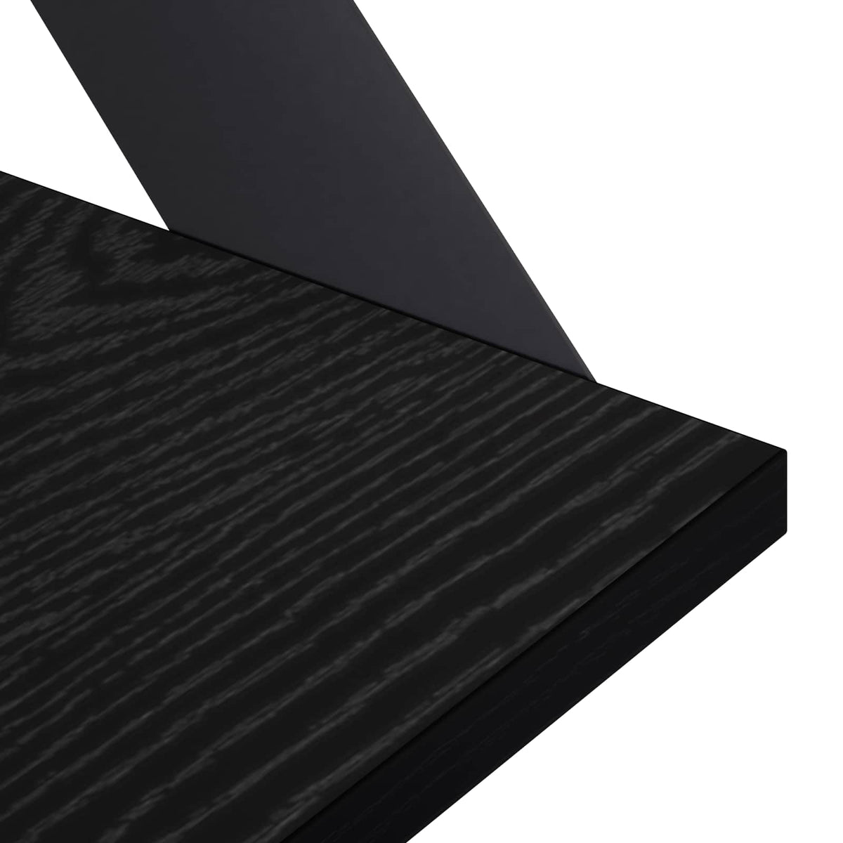 Seinähyllyt 4 kpl Musta tammi 80 x 20 x 17 cm