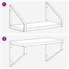 Seinähyllyt 4 kpl Sonoma-tammi 30 x 16 x 15,5 cm