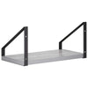 Seinähyllyt 4 kpl Harmaa Sonoma 30 x 16 x 15,5 cm