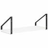 Seinähyllyt 2 kpl valkoinen 40 x 16 x 15,5 cm