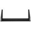 Seinähyllyt 4 kpl Musta tammi 40 x 16 x 15,5 cm