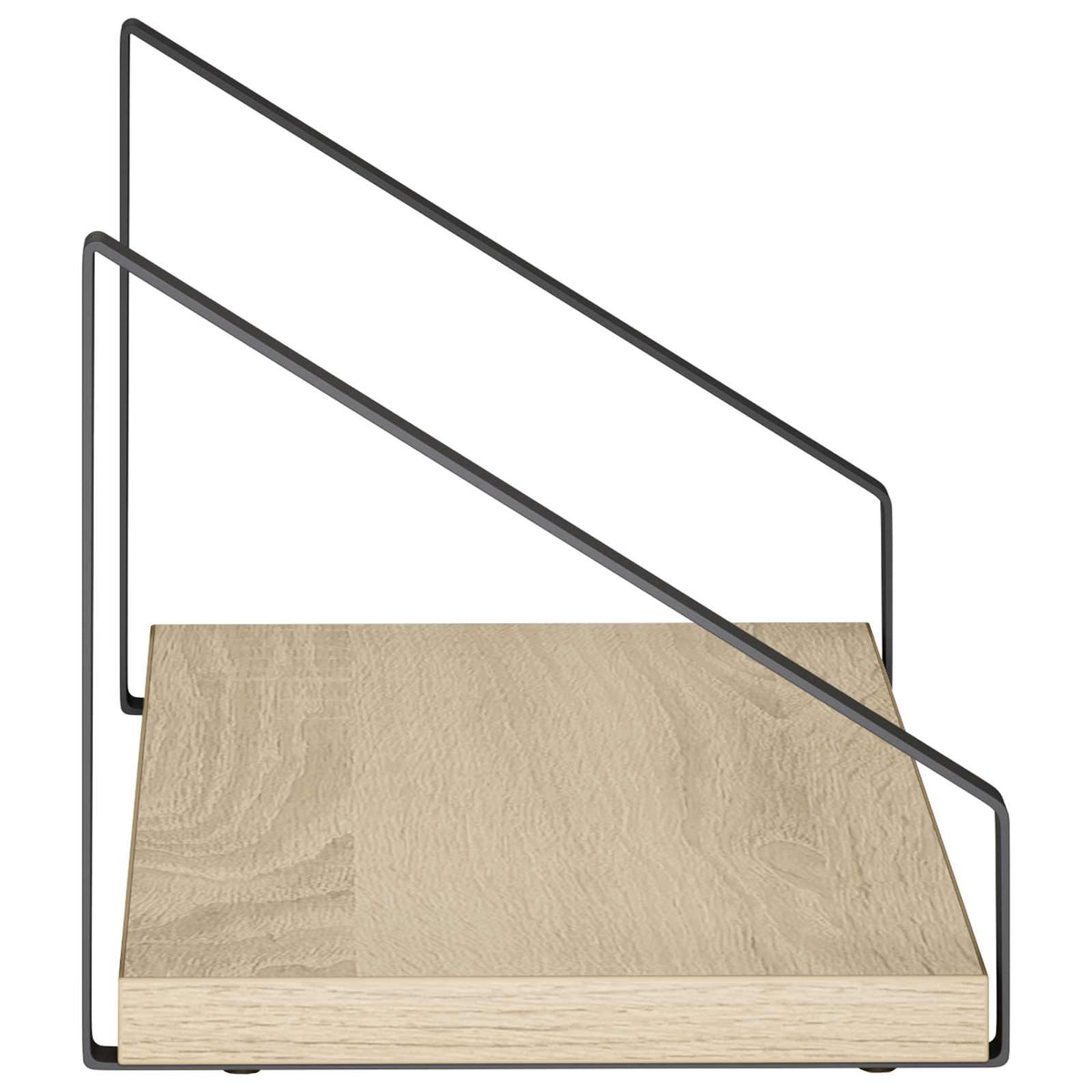 Seinähyllyt 2 kpl Sonoma-tammi 40 x 16 x 15,5 cm