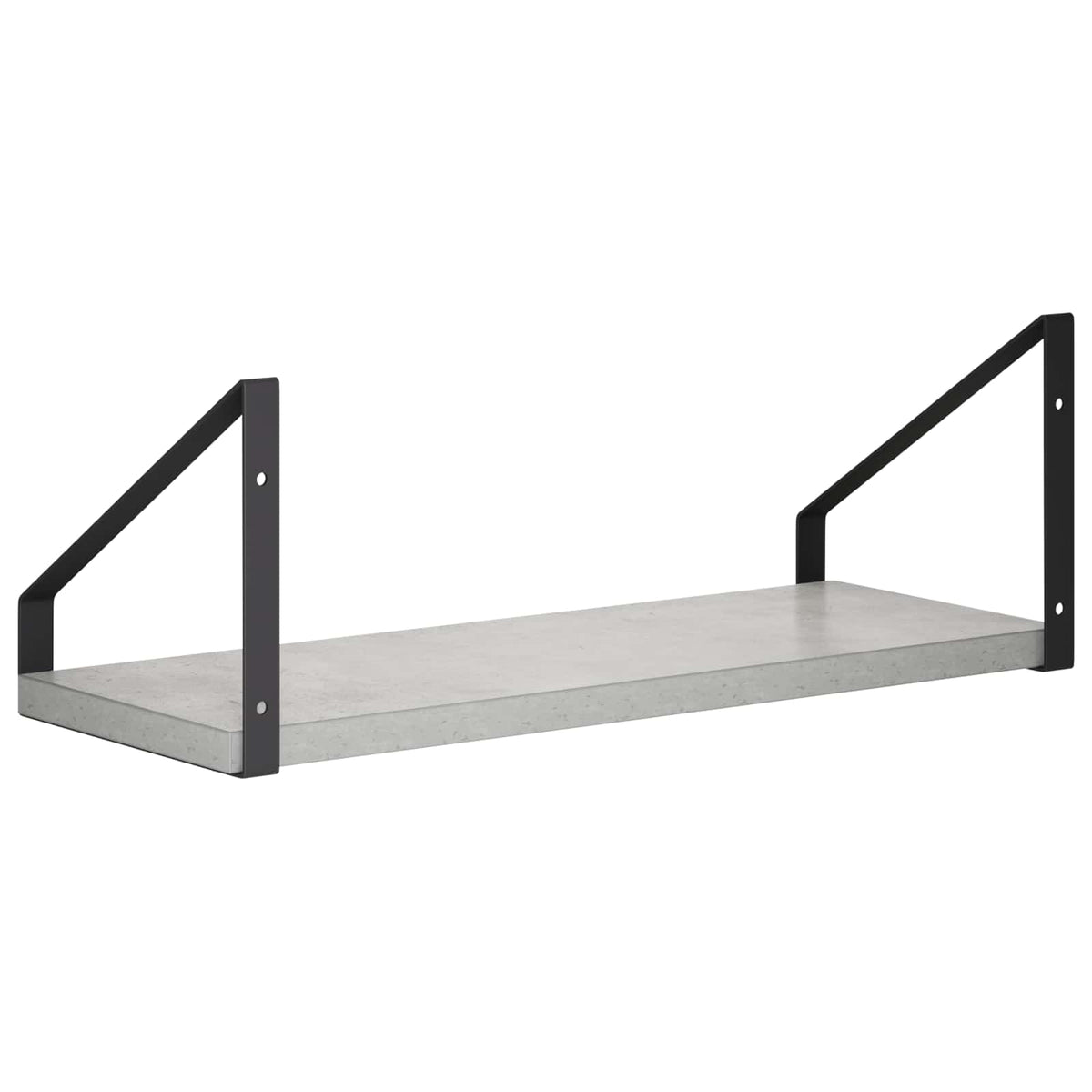 Seinähyllyt 2 kpl Betoninharmaa 40 x 16 x 15,5 cm