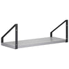 Seinähyllyt 2 kpl Harmaa Sonoma 40 x 16 x 15,5 cm