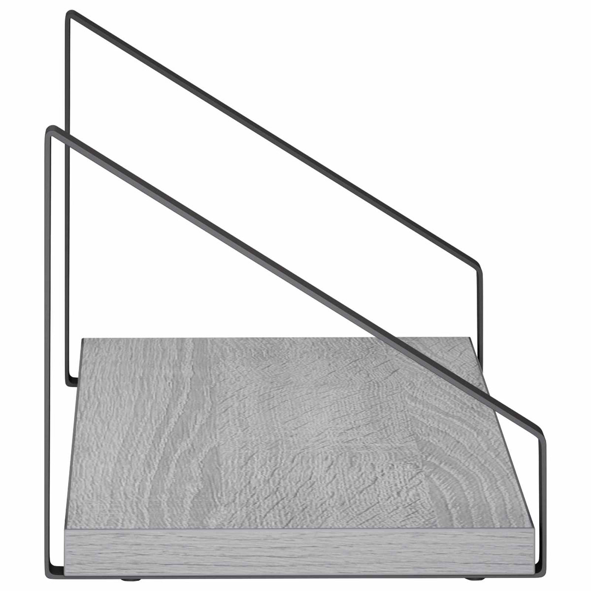 Seinähyllyt 2 kpl Harmaa Sonoma 40 x 16 x 15,5 cm