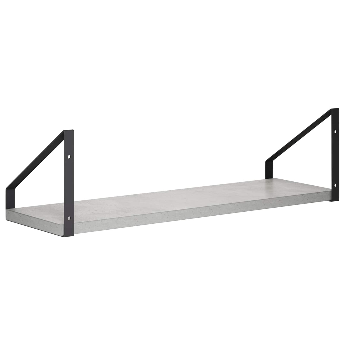 Seinähyllyt 2 kpl Betoninharmaa 50 x 16 x 15,5 cm
