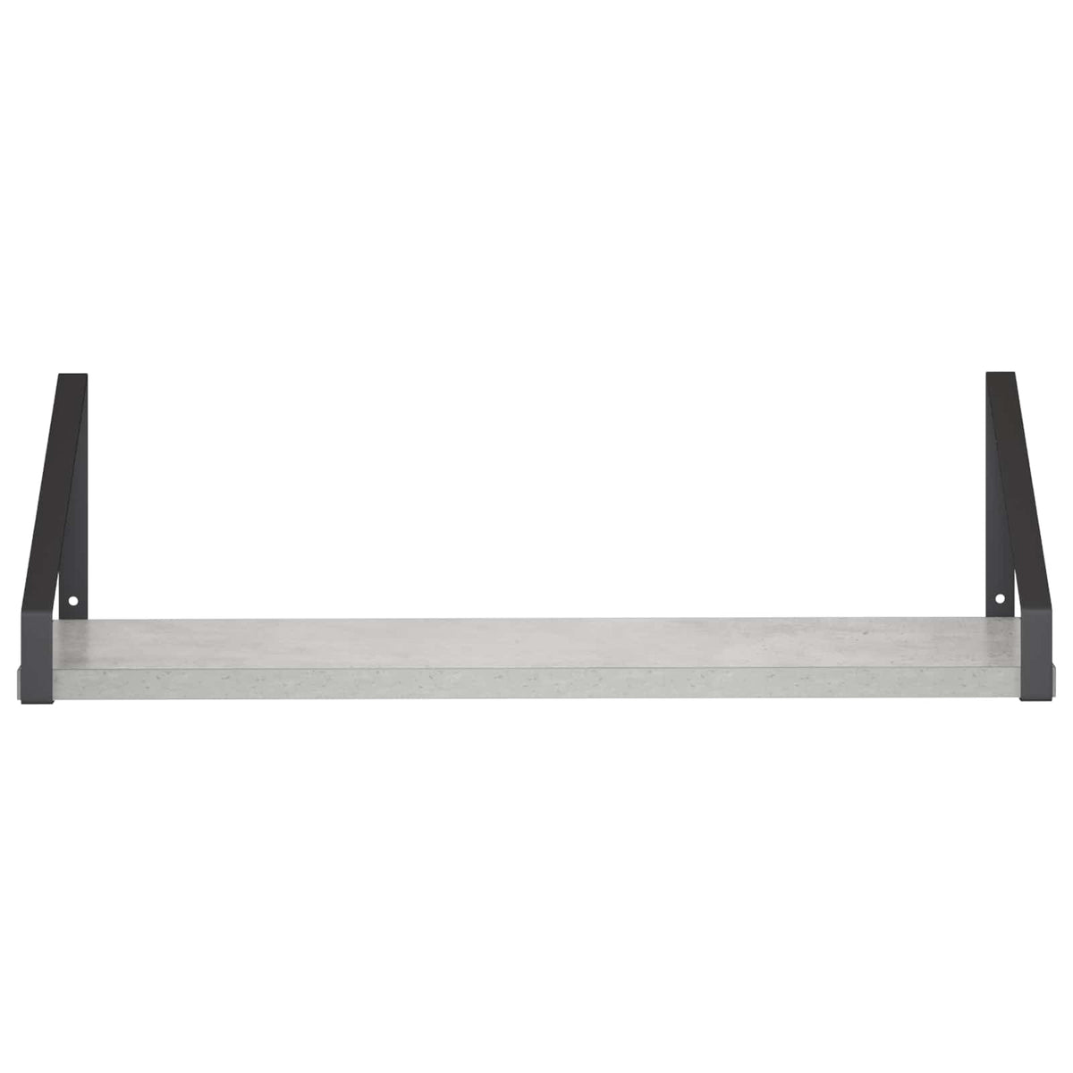 Seinähyllyt 2 kpl Betoninharmaa 50 x 16 x 15,5 cm