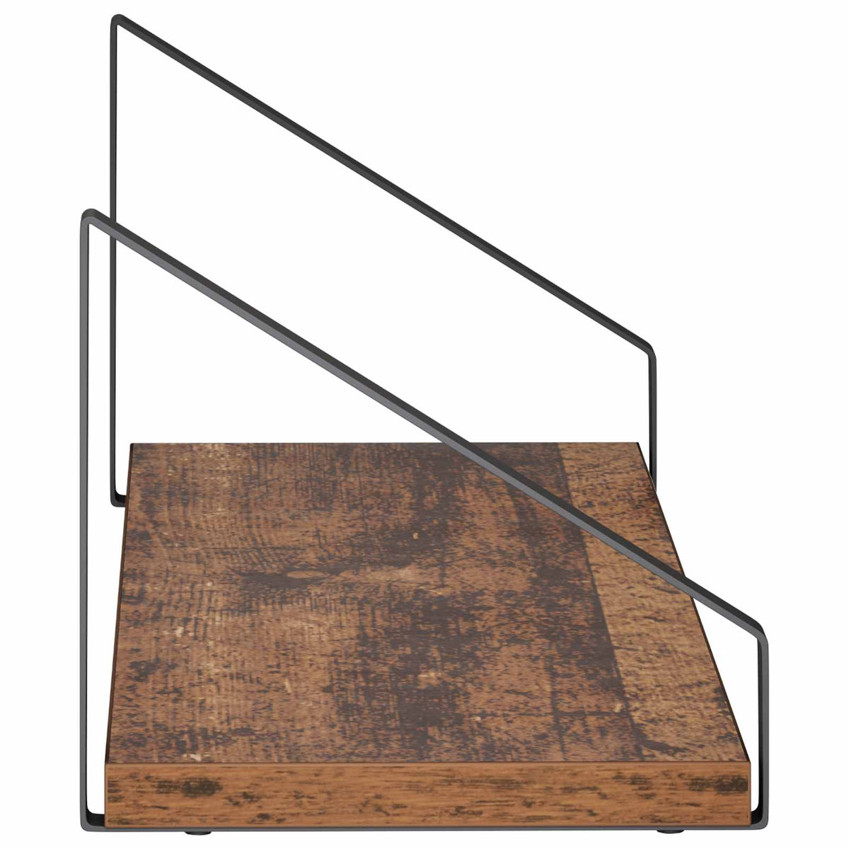 Seinähyllyt 2 kpl Vanha puu 50 x 16 x 15,5 cm