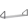 Seinähyllyt 2 kpl Harmaa Sonoma 60 x 16 x 15,5 cm