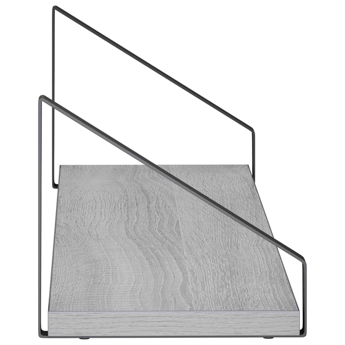 Seinähyllyt 2 kpl Harmaa Sonoma 60 x 16 x 15,5 cm