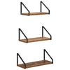 Seinähyllyt 3 kpl Vanha puu 40 x 16 x 15,5 cm