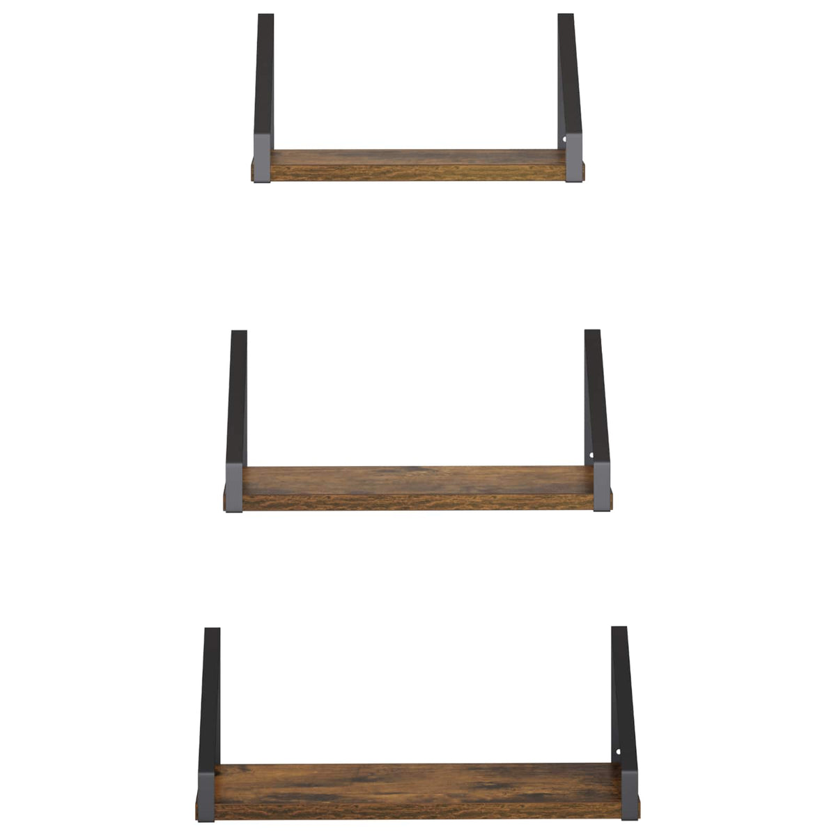 Seinähyllyt 6 kpl Savutammi 40 x 16 x 15,5 cm