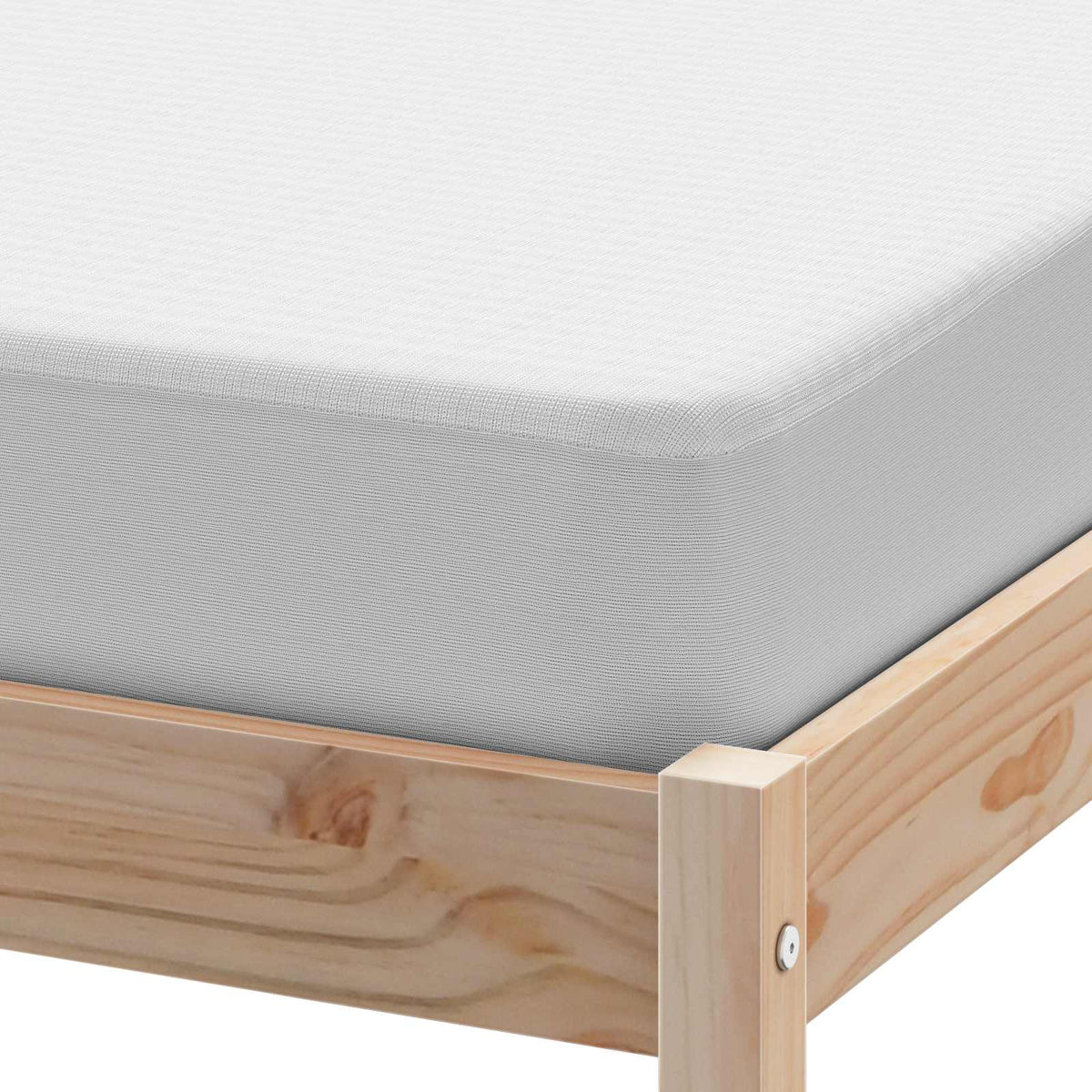 Patjan suojus 2 kpl 100 x 220 cm Vedenpitävä valkoinen