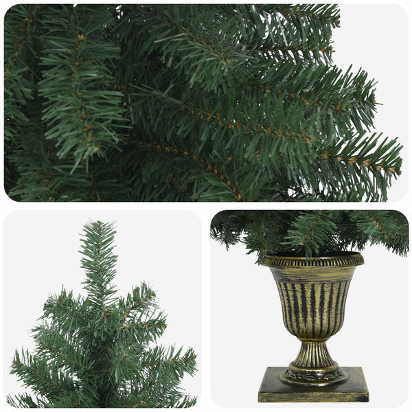 Mini joulukuusi 120 cm Polyvinyylikloridi Vihreä