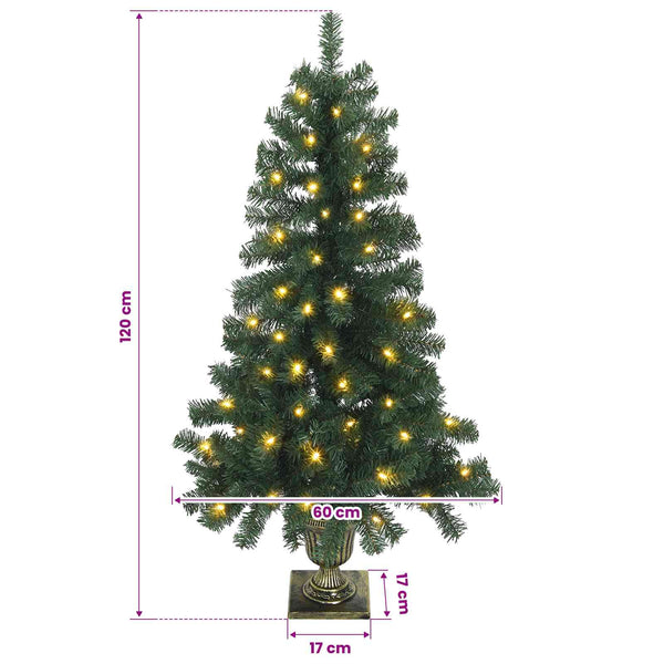 Mini joulukuusi 120 cm 100 LEDiä Lämpimän Valkoinen