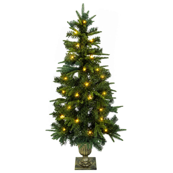 Mini joulukuusi 120 cm 100 LEDiä Lämpimän Valkoinen PVC ja PE