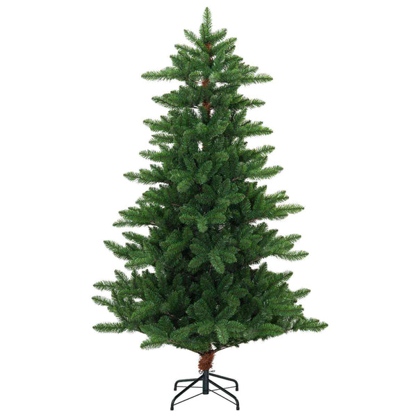 Tekojoulukuusi 210 cm PVC ja metalli Vihreä