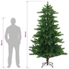 Tekojoulukuusi 240 cm PVC ja metalli Vihreä