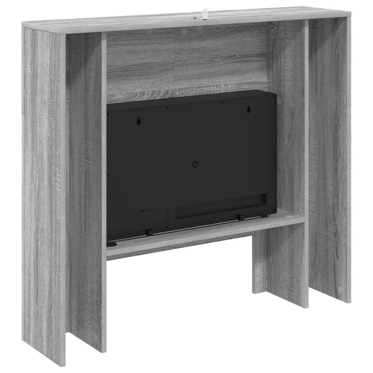Sähkötakka Harmaa Sonoma 100 x 24,5 x 90 cm Tekninen puu