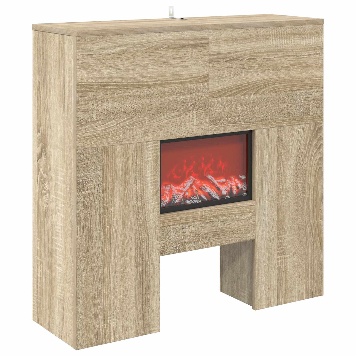 Sähkötakka Sonoma 75 x 24,5 x 75 cm Tekninen puu