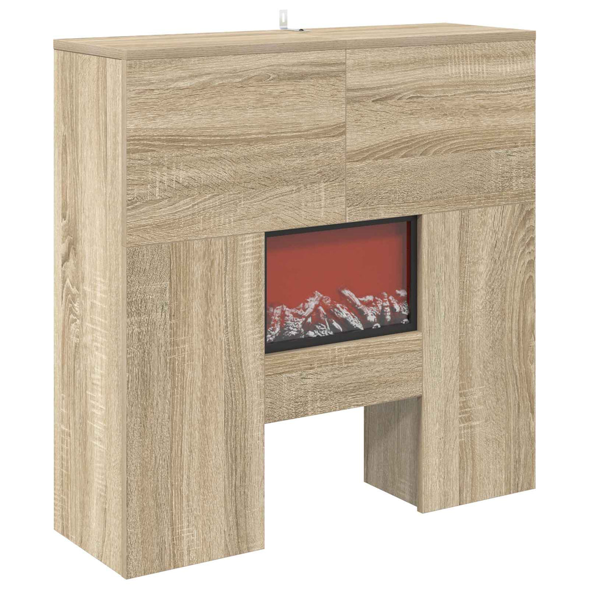 Sähkötakka Sonoma 75 x 24,5 x 75 cm Tekninen puu