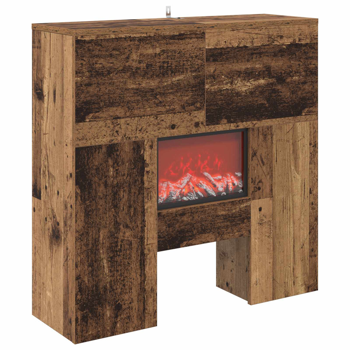 Sähkötakka Vanha puu 75 x 24,5 x 75 cm Tekninen puu